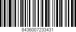 Código de barras (EAN, GTIN, SKU, ISBN): '8436007233431'