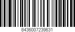 Código de barras (EAN, GTIN, SKU, ISBN): '8436007239631'