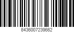 Código de barras (EAN, GTIN, SKU, ISBN): '8436007239662'