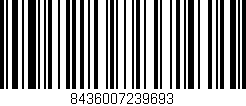 Código de barras (EAN, GTIN, SKU, ISBN): '8436007239693'