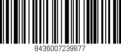 Código de barras (EAN, GTIN, SKU, ISBN): '8436007239877'