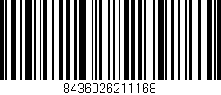 Código de barras (EAN, GTIN, SKU, ISBN): '8436026211168'