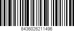 Código de barras (EAN, GTIN, SKU, ISBN): '8436026211496'