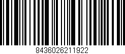 Código de barras (EAN, GTIN, SKU, ISBN): '8436026211922'