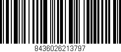 Código de barras (EAN, GTIN, SKU, ISBN): '8436026213797'