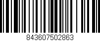 Código de barras (EAN, GTIN, SKU, ISBN): '843607502863'