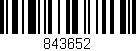Código de barras (EAN, GTIN, SKU, ISBN): '843652'