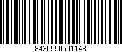 Código de barras (EAN, GTIN, SKU, ISBN): '8436550501148'