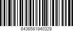 Código de barras (EAN, GTIN, SKU, ISBN): '8436581940329'