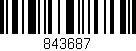 Código de barras (EAN, GTIN, SKU, ISBN): '843687'