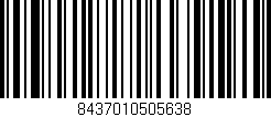 Código de barras (EAN, GTIN, SKU, ISBN): '8437010505638'