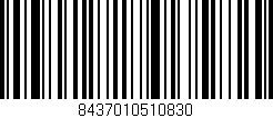 Código de barras (EAN, GTIN, SKU, ISBN): '8437010510830'