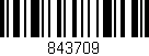 Código de barras (EAN, GTIN, SKU, ISBN): '843709'