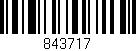 Código de barras (EAN, GTIN, SKU, ISBN): '843717'