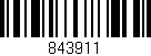 Código de barras (EAN, GTIN, SKU, ISBN): '843911'