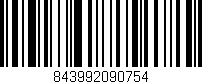 Código de barras (EAN, GTIN, SKU, ISBN): '843992090754'