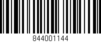 Código de barras (EAN, GTIN, SKU, ISBN): '844001144'