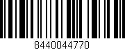 Código de barras (EAN, GTIN, SKU, ISBN): '8440044770'