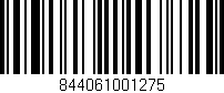 Código de barras (EAN, GTIN, SKU, ISBN): '844061001275'