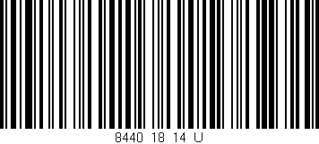 Código de barras (EAN, GTIN, SKU, ISBN): '8440_18_14_U'