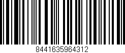 Código de barras (EAN, GTIN, SKU, ISBN): '8441635964312'
