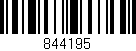 Código de barras (EAN, GTIN, SKU, ISBN): '844195'