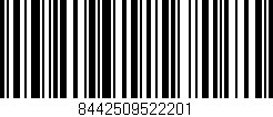 Código de barras (EAN, GTIN, SKU, ISBN): '8442509522201'