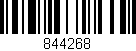 Código de barras (EAN, GTIN, SKU, ISBN): '844268'