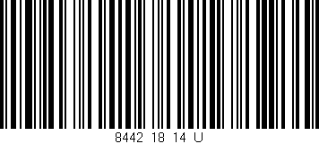 Código de barras (EAN, GTIN, SKU, ISBN): '8442_18_14_U'