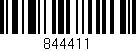 Código de barras (EAN, GTIN, SKU, ISBN): '844411'