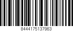 Código de barras (EAN, GTIN, SKU, ISBN): '8444175137963'