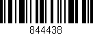 Código de barras (EAN, GTIN, SKU, ISBN): '844438'