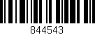 Código de barras (EAN, GTIN, SKU, ISBN): '844543'