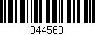 Código de barras (EAN, GTIN, SKU, ISBN): '844560'