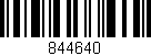 Código de barras (EAN, GTIN, SKU, ISBN): '844640'