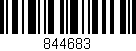 Código de barras (EAN, GTIN, SKU, ISBN): '844683'