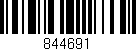 Código de barras (EAN, GTIN, SKU, ISBN): '844691'