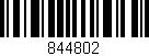 Código de barras (EAN, GTIN, SKU, ISBN): '844802'