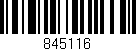 Código de barras (EAN, GTIN, SKU, ISBN): '845116'