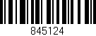 Código de barras (EAN, GTIN, SKU, ISBN): '845124'
