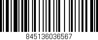 Código de barras (EAN, GTIN, SKU, ISBN): '845136036567'