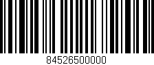 Código de barras (EAN, GTIN, SKU, ISBN): '84526500000'