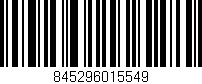 Código de barras (EAN, GTIN, SKU, ISBN): '845296015549'