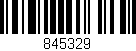 Código de barras (EAN, GTIN, SKU, ISBN): '845329'