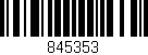 Código de barras (EAN, GTIN, SKU, ISBN): '845353'