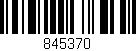 Código de barras (EAN, GTIN, SKU, ISBN): '845370'
