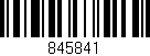 Código de barras (EAN, GTIN, SKU, ISBN): '845841'