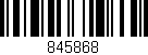 Código de barras (EAN, GTIN, SKU, ISBN): '845868'
