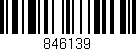Código de barras (EAN, GTIN, SKU, ISBN): '846139'