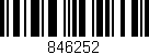 Código de barras (EAN, GTIN, SKU, ISBN): '846252'